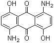 structure of CAS# 145-49-3, 1,5-Diamino-4,8-dihydroxyanthraquinone