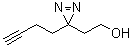 structure of CAS# 1450754-41-2, 3-(3-Butyn-1-yl)-3H-diazirine-3-ethanol