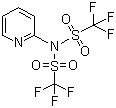 结构式 CAS# 145100-50-1, 2-[N,N-双(三氟甲基磺酰基)氨基]吡啶