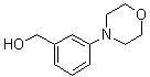结构式 CAS# 145127-38-4, 3-(4-吗啉基)苯甲醇