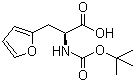 structure of CAS# 145206-40-2, Boc-L-3-(2-Furyl)alanine