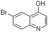 结构式 CAS# 145369-94-4, 6-溴-4-羟基喹啉