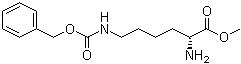 structure of CAS# 145586-17-0, N6-[(Phenylmethoxy)carbonyl]-D-lysine methyl ester
