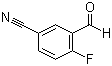 structure of CAS# 146137-79-3, 5-Cyano-2-fluorobenzaldehyde;4-Fluoro-3-formylbenzonitrile