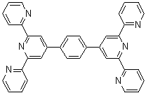 structure of CAS# 146406-75-9, 1,4-Bis(2,2':6',2''-terpyridin-4'-yl)benzene