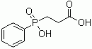 3-Hydroxyphenylphosphinyl-propanoic acid molecular structure (CAS 14657-64-8)