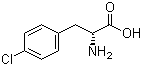 结构式 CAS# 147065-05-2, 4-氯-D-苯丙氨酸
