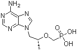 结构式 CAS# 147127-20-6, 泰诺福韦; (R)-9-(2-磷酸甲氧基丙基)-腺嘌呤