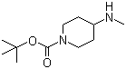 structure of CAS# 147539-41-1, 1-Boc-4-Methylaminopiperidine;N-Boc-4-methylaminopieridine; tert-Butyl 4-(methylamino)piperidine-1-carboxylate