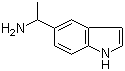 structure of CAS# 147591-52-4, 1-(1H-Indol-5-yl)ethanamine;1-(1H-Indol-5-yl)ethan-1-amine