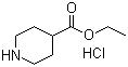 结构式 CAS# 147636-76-8, 4-哌啶羧酸乙酯盐酸盐