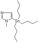 structure of CAS# 147716-03-8, 1-Methyl-5-tributylstannylimidazole;1-Methyl-5-(tributylstannanyl)-1H-imidazole; 1-Methyl-5-(tributylstannyl)-1H-imidazole; 5-Tributylstannyl-N-methylimidazole