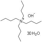 structure of CAS# 147741-30-8, N,N,N-Tributyl-1-butanaminium hydroxide hydrate