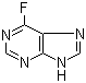 结构式 CAS# 1480-89-3, 6-氟嘌呤