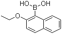 结构式 CAS# 148345-64-6, 2-乙氧基-1-萘硼酸