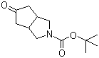 结构式 CAS# 148404-28-8, 5-氧代六氢环戊并[c]吡咯-2-甲酸叔丁酯