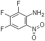 结构式 CAS# 148416-38-0, 2,3,4-三氟-6-硝基苯胺