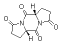 结构式 CAS# 14842-41-2, (5aS,10aS)-1H,5H-二氢-二吡咯并[1,2-a:1',2'-d]哌嗪-3,5,8,10(2H,5aH,10aH)-四酮