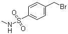 structure of CAS# 148459-00-1, 4-(Bromomethyl)-N-methylbenzenesulfonamide