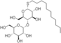 structure of CAS# 148565-57-5, Undecyl beta-D-thiomaltopyranoside