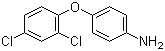 结构式 CAS# 14861-17-7, 2,4-二氯-4'-氨基二苯醚; 4-(2,4-二氯苯氧基)苯胺
