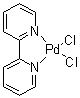 结构式 CAS# 14871-92-2, (2,2'-联吡啶)二氯化钯