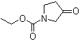 structure of CAS# 14891-10-2, 1-N-Ethoxycarbonyl-3-pyrrolidone