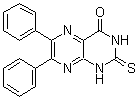 2,3-Dihydro-6,7-diphenyl-2-thioxo-4(1H)-pteridinone molecular structure (CAS 14892-97-8)