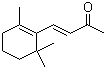 structure of CAS# 14901-07-6, Irisone;beta-Ionone; 4-(2,6,6-Trimethyl-1-cyclohexen-1-yl)-3-buten-2-one