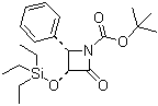 结构式 CAS# 149198-47-0, (3R,4S)-3-(三乙基硅氧基)-4-苯基-2-氧-氮杂环丁-1-甲酸叔丁酯