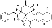 Cytochalasin B molecular structure (CAS 14930-96-2)