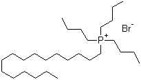 结构式 CAS# 14937-45-2, 十六烷基三丁基溴化鏻