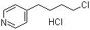 structure of CAS# 149463-65-0, 4-(4-Chlorobutyl)pyridine hydrochloride