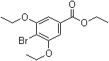 结构式 CAS# 149517-92-0, 4-溴-3,5-二乙氧基苯甲酸乙酯