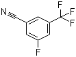 structure of CAS# 149793-69-1, 3-Fluoro-5-(trifluoromethyl)benzonitrile