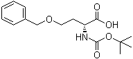 structure of CAS# 150009-60-2, N-[(1,1-Dimethylethoxy)carbonyl]-O-(phenylmethyl)-D-homoserine
