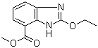 structure of CAS# 150058-27-8, Methyl 2-ethoxybenzimidazole-7-carboxylate