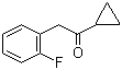 structure of CAS# 150322-73-9, Cyclopropyl 2-fluorobenzyl ketone