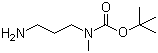 结构式 CAS# 150349-36-3, N-(3-氨基丙基)-N-甲基氨基甲酸叔丁酯