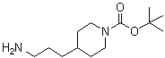 结构式 CAS# 150349-65-8, 4-(3-氨基丙基)哌啶-1-羧酸叔丁酯