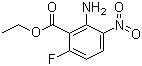 结构式 CAS# 150368-37-9, 2-氨基-6-氟-3-硝基苯甲酸乙酯