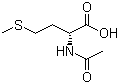结构式 CAS# 1509-92-8, N-乙酰-D-蛋氨酸