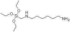 结构式 CAS# 15129-36-9, N-(6-氨基己基)氨基甲基三乙氧基硅烷