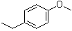 structure of CAS# 1515-95-3, 4-Ethylanisole;1-Methoxy-4-ethylbenzene