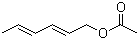 结构式 CAS# 1516-17-2, 反,反-2,4-己二烯基醋酸酯