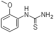 structure of CAS# 1516-37-6, (2-Methoxyphenyl)thiourea;1-(2-Methoxyphenyl)-2-thiourea