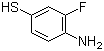 结构式 CAS# 15178-48-0, 4-氨基-3-氟苯硫酚