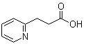 结构式 CAS# 15197-75-8, 2-吡啶丙酸