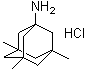 结构式 CAS# 15210-60-3, 3,5,7-三甲基金刚烷-1-胺盐酸盐