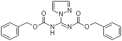 structure of CAS# 152120-55-3, N,N'-Bis(benzyloxycarbonyl)-1H-pyrazole-1-carboxamidine;N,N'-Di-Cbz-1H-pyrazole-1-carbamidine